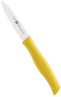 Ножи для чистки Zwilling Нож 80 мм, для чистки овощей, желтый, TWIN Grip