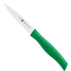 Ножи для чистки Zwilling Нож 100 мм, для чистки овощей, зеленый, TWIN Grip