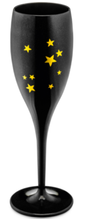 Бокалы для игристых вин Koziol STARS Бокал для шампанского чёрный 100 мл
