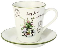 Чашки Anna Lafarg LF Ceramics Чашка с блюдцем Букет