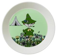 Тарелки Moomin Тарелка Снусмумрик зеленая 19cm