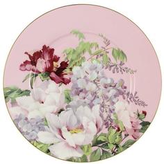 Тарелки Anna Lafarg Stechcol Тарелка десертная (розовая) Райский сад в подарочной упаковке