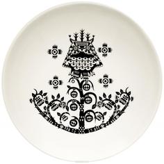 Тарелки Iittala Taika Тарелка глубокая 20 см чёрная