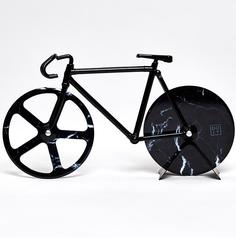 Ножи для пиццы Doiy Нож для пиццы из нержавеющей стали The Fixie черный мрамор