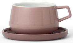 Чашки VIVA Scandinavia Ella™ Чайная чашка с блюдцем 0,3 л, фарфор, чайная роза