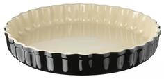 Посуда для запекания LE CREUSET Рифленая форма для запекания 28см, каменная керамика, черный сияющий