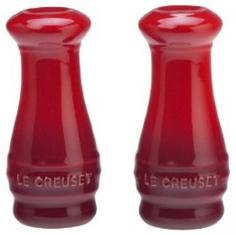 Солонки и перечницы LE CREUSET Солонка и перечница, каменная керамика, вишневый