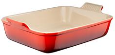 Посуда для запекания LE CREUSET Блюдо прямоугольное, 16х19 см, вишня