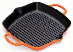 Чугунные сковороды LE CREUSET Глубокая сковорода-гриль, Огненная лава, 30 см