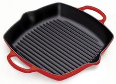 Чугунные сковороды LE CREUSET Глубокая сковорода-гриль, Вишня, 30 см