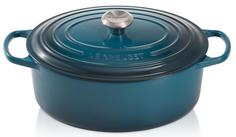 Чугунные кастрюли LE CREUSET Кастрюля овальная для запекания 31 см, чугун, Лазурь
