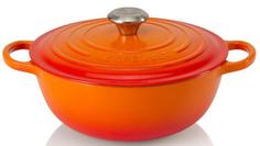 Чугунные казаны и воки LE CREUSET Казан La Marmite, Огненная лава, 26 см (4 л)