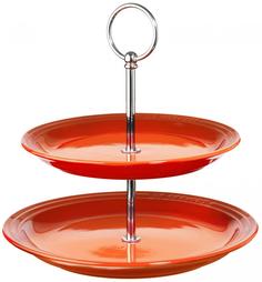 Тарелки LE CREUSET Подставка для торта, оранжевый