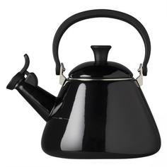 Наплитные чайники LE CREUSET Чайник конический, эмалированная кс/сталь, черный матовый