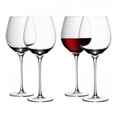 Наборы бокалов для красного вина LSA Набор из 4 бокалов для красного вина Wine 750 мл