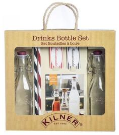 Бутылки для воды Kilner Подарочный набор из 2 бутылок и трубочек