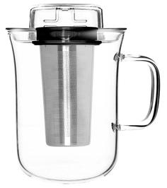 Кружки QDO Кружка с заварочным фильтром Me Cup 400 мл черная