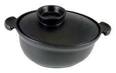 Керамические кастрюли Appolia Кастрюля овальная 4,4 л Terre&Flamme BLACK LID 39х28,5х20см 4,4л