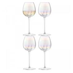 Наборы бокалов для белого вина LSA Набор из 4 бокалов для белого вина Pearl 325 мл