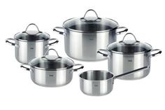 Наборы посуды из нержавеющей стали Fissler Набор кастрюль, серия Paris, 5 пр.