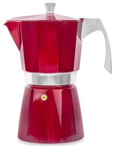Гейзерные кофеварки IBILI Evva Red Кофеварка гейзерная на 9 чашек, цвет красный, для всех типов плит, литой алюминий