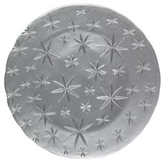 Блюда Nachtmann Stars Charger Plate Silver, тарелка