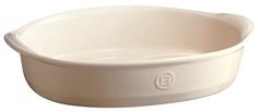 Посуда для запекания Emile Henry Форма для запекания овальная 34,5 см, крем