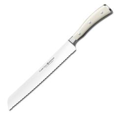 Ножи для хлеба Wuesthof Ikon Cream White Нож кухонный для хлеба 23 см 4166-0/23