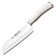 Сантоку Wuesthof Ikon Cream White Нож кухонный японский "шеф" 17 см 4176-0 WUS