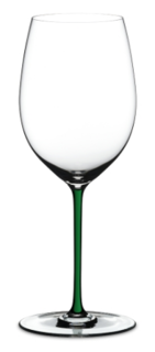 Бокалы для красного вина Riedel Fatto a Mano - Фужер Cabernet/Merlot 625 мл хрустальное стекло с зеленой ножкой 4900/0G