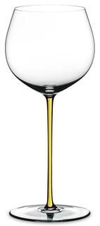 Бокалы для белого вина Riedel Fatto a Mano - Фужер Oaked Chardonnay 620 мл хрустальное стекло с желтой ножкой 4900/97Y