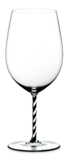 Бокалы для красного вина Riedel Fatto a Mano - Фужер Bordeaux Grand Cru 860 мл хрустальное стекло c черно-белой ножкой 4900/00BWT