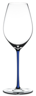 Бокалы для игристых вин Riedel Fatto a Mano - Фужер Champagne Wine Glass 445 мл хрустальное стекло с синей ножкой 4900/28D