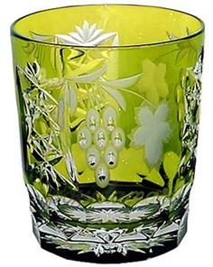 Стаканы для виски Ajka Crystal Grape Amber стакан низкий 390 мл
