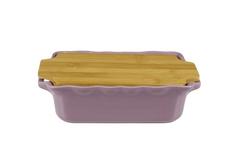 Керамические формы для выпечки Appolia Форма с доcкой прямоугольная Cook&Stock светло-сливовая 29х17,7х7,9см 1,7л