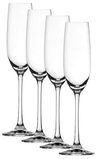 Наборы бокалов для шампанского Spiegelau Salute Champagne Set 4 pcs, бокалы 4 шт, 0.21