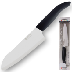 Поварские ножи KYOCERA FK Series Black&White Нож кухонный Шеф керамический 16 см