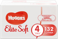 Подгузники Elite Soft 4 (8-14кг) 132 шт Huggies