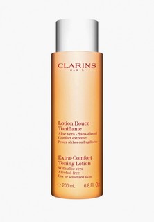 Лосьон для лица Clarins Cleansing Тонизирующий для сухой чувствительной кожи, 200 мл