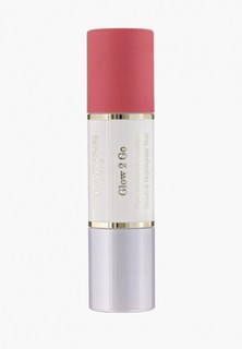 Румяна Clarins Glow 2 Go Blush and Highlighter Duo, 01 glowy pink, 9 г