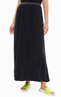 Юбка Длинная расклешенная юбка черного цвета Vero Moda