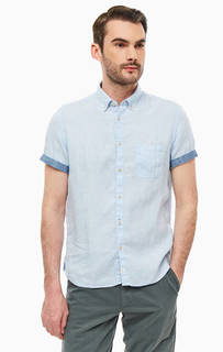 Рубашка Льняная рубашка с нагрудным карманом Marc Opolo