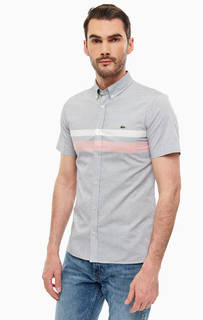 Рубашка из хлопка с короткими рукавами Lacoste