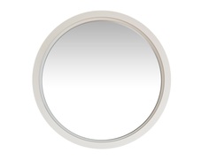 Круглое зеркало leontina (etg-home) бежевый 90x90x3 см.