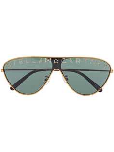Stella McCartney Eyewear солнцезащитные очки-авиаторы с логотипом