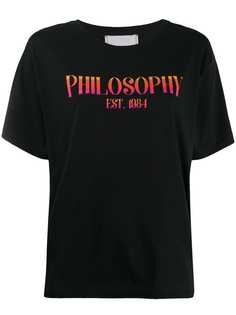 Philosophy Di Lorenzo Serafini футболка с круглым вырезом и логотипом