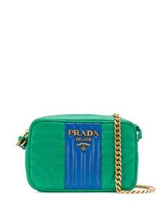 Prada стеганая сумка на плечо