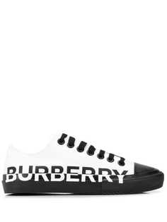 Burberry кеды с логотипом