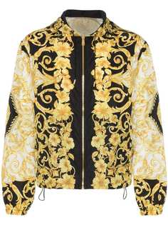 Versace куртка с капюшоном и принтом