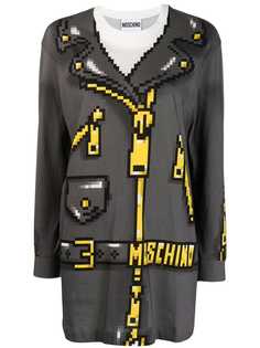 Moschino джемпер с принтом